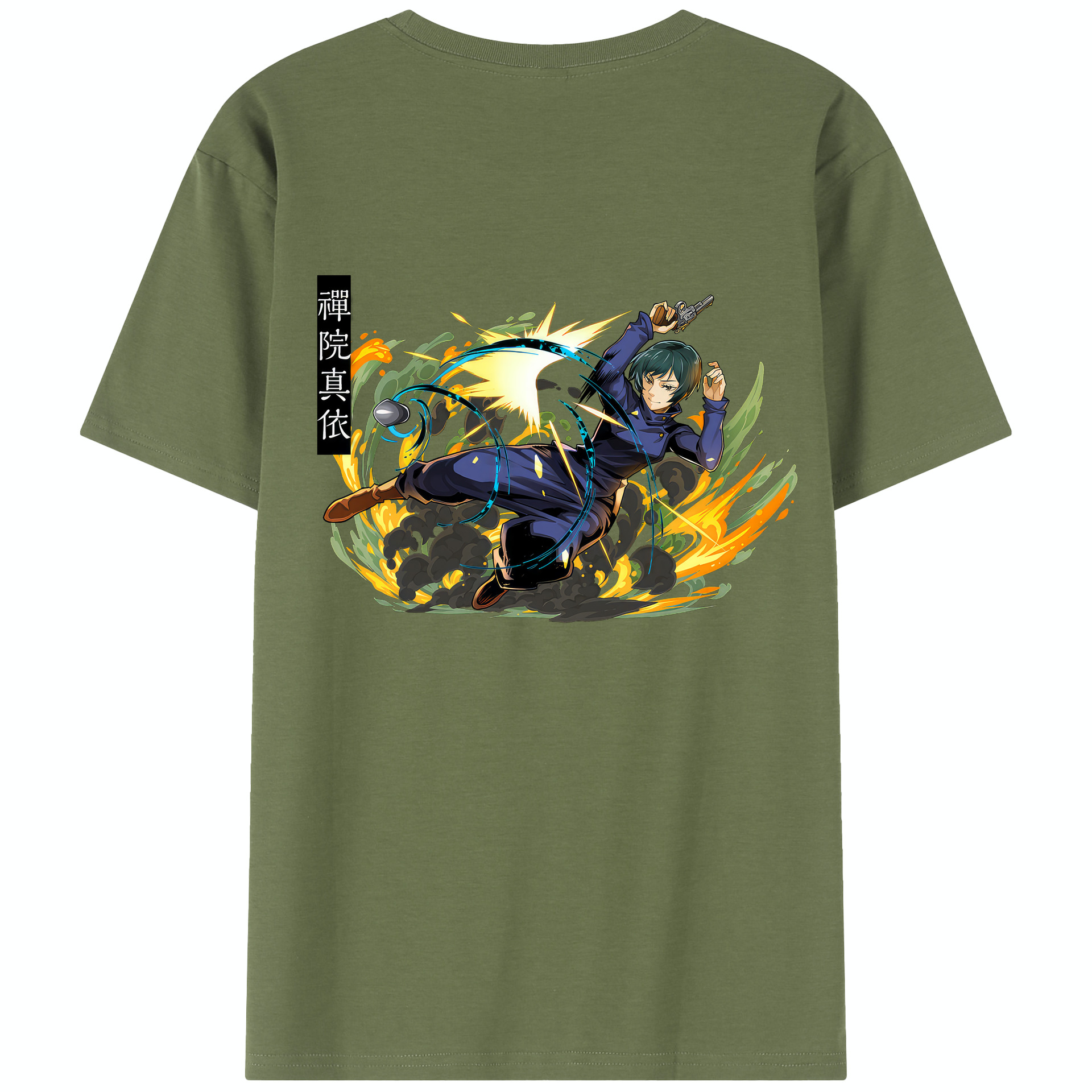 （画像用） 呪術廻戦 Jujutsu Kaisen 綿100％半袖Tシャツ（背面プリント）